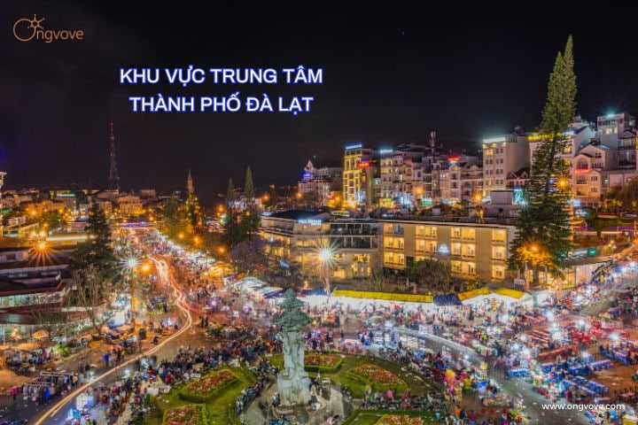 Khu vực trung tâm thành phố Đà Lạt