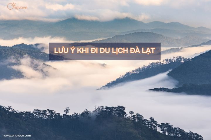 LƯU Ý khi đi du lịch ĐÀ LẠT