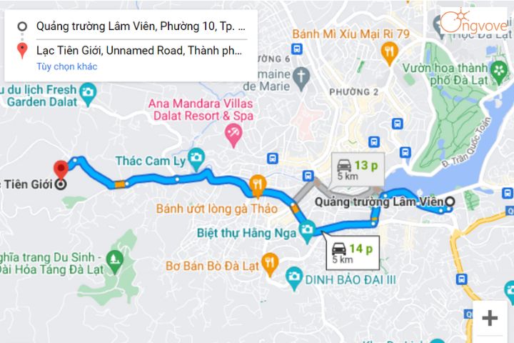Hướng dẫn đường đi Lạc Tiên Giới