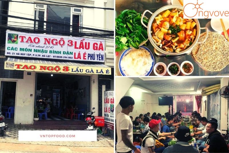 Lẩu gà lá é Tao Ngộ