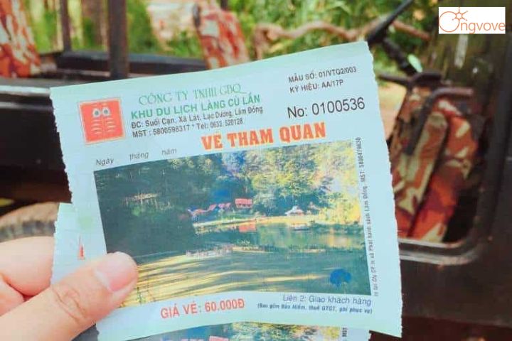 Giá vé tham quan làng Cù Lần Đà Lạt 