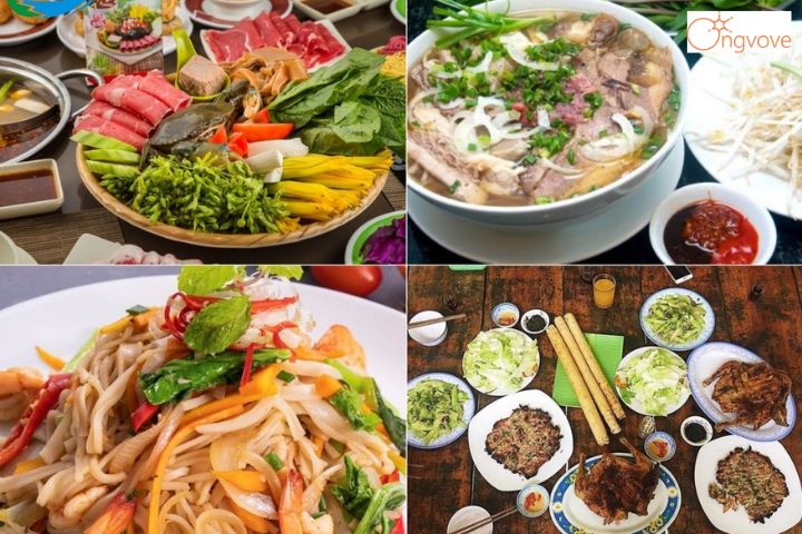 Địa điểm ăn uống gần đồi chè Cầu Đất