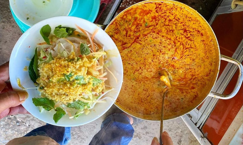 cách nấu bún kèn 