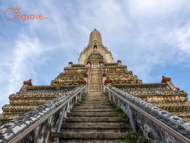 Kiến trúc đặc sắc của Chùa Arun Thái Lan - Wat Arun