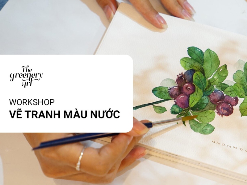 ART WORKSHOP VẼ TRANH MÀU NƯỚC